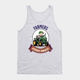 Farmers start small Tank Top